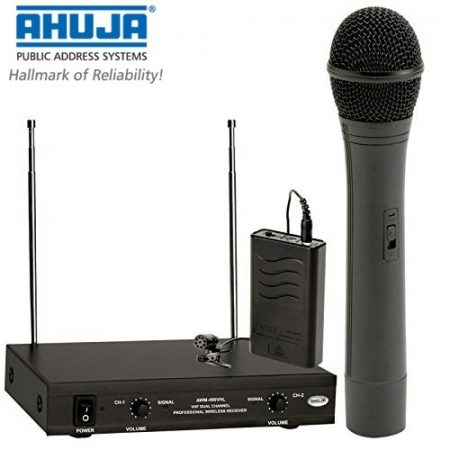Ahuja AWM490VHL Dual Channel VHF Wireless Microphone Bangladesh