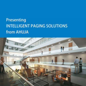 Ahuja APZ-500 SERIES Intelligent Paging Solutions