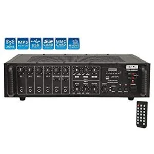 Ahuja TZA-2000®DP 200 WATTS WITH BUILT-IN DIGITAL PLAYER 2 ZONE PA MIXER AMPLIFIER