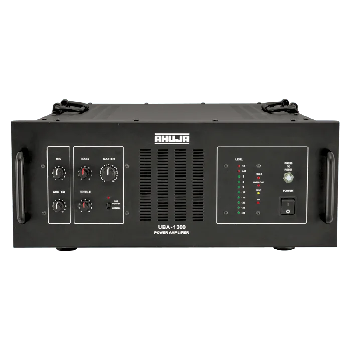 Ahuja POWER AMPLIFIERS DJ & PA POWER AMPLIFIERS  UBA-1300 1300 WATTS DJ & PA POWER AMPLIFIER