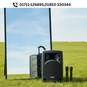 BTA-660M AHUJA Wireless Bluetooth Portable Speaker with BT, USB, Wireless Mic