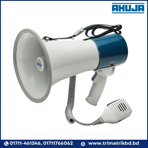 Ahuja AM-30SS 30W Shoulde & Hand Grip Type PA Megaphone Price in Bangladesh 2 Ahuja PA System Supplier in Bangladesh | Ahuja Bangladesh Ahuja AM-30SS 30W Shoulder Sling & Hand Grip Type PA Megaphones